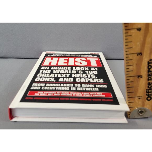 Heist An Inside Look at the Worlds 100 Greatest Heists Cons Caper Book Hardcover - Picture 9 of 14